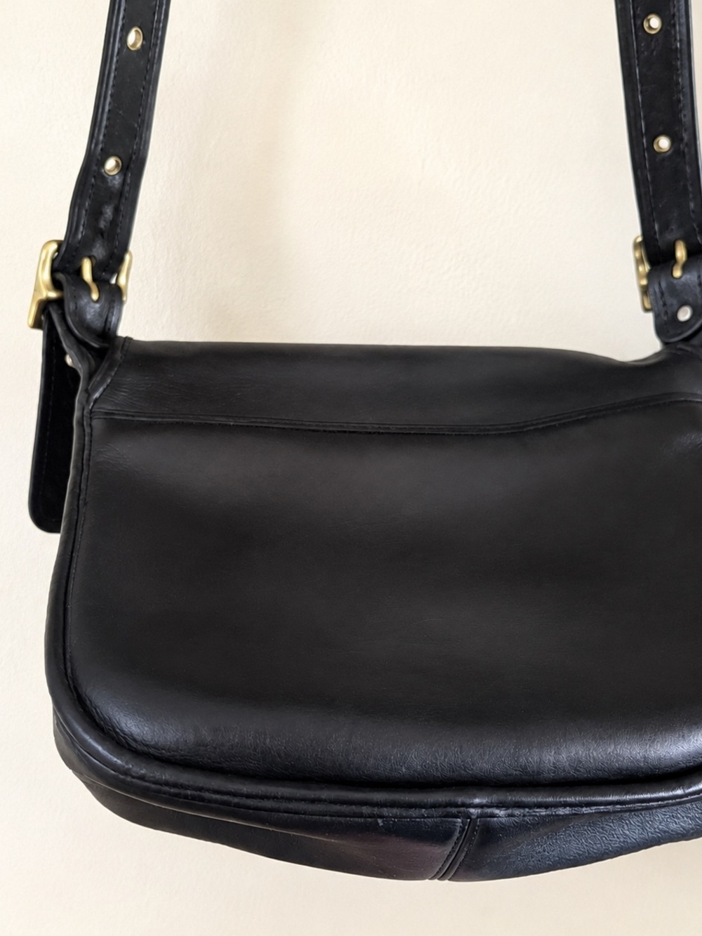 Vintage Coach Patricia’s Legacy 9951 Black Leather Shoulder Crossbody Bag - Picture 3 of 7